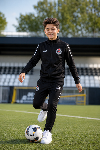 DEČIJA TRENERKA PARTIZAN – BLACK ⚫⚽