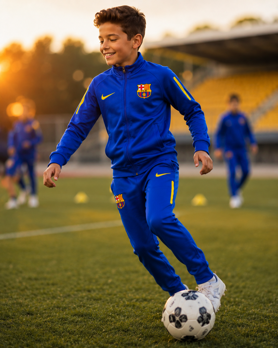 DEČIJA TRENERKA BARSELONA – BLUE 🔵⚽