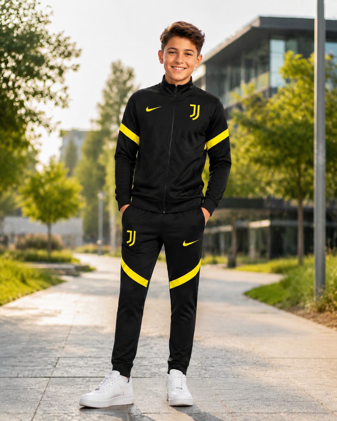 DEČIJA TRENERKA JUVENTUS – BLACK-YELLOW ⚫🟡⚽