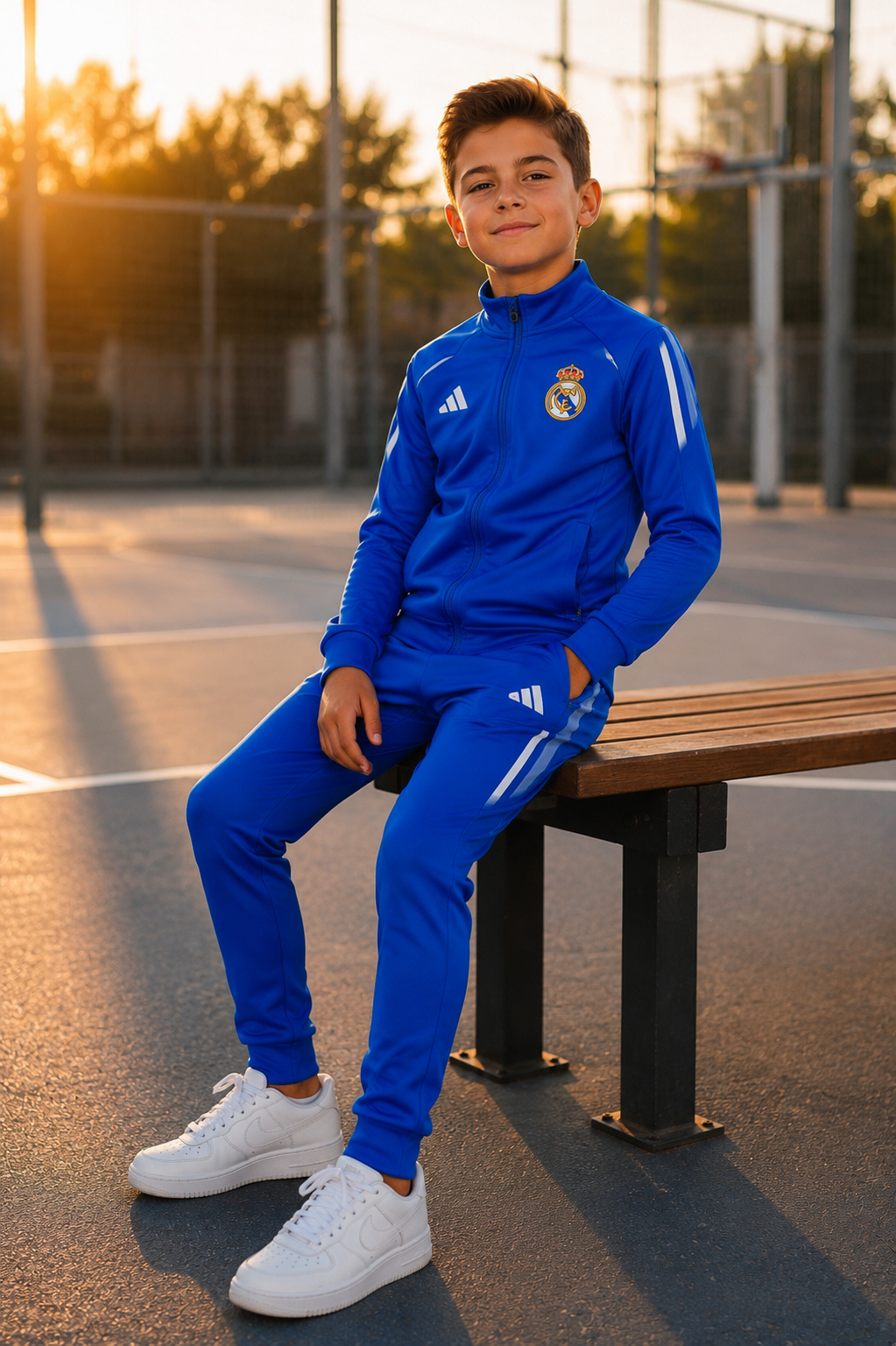 DEČIJA TRENERKA REAL MADRID – BLUE-WHITE 🔵⚽