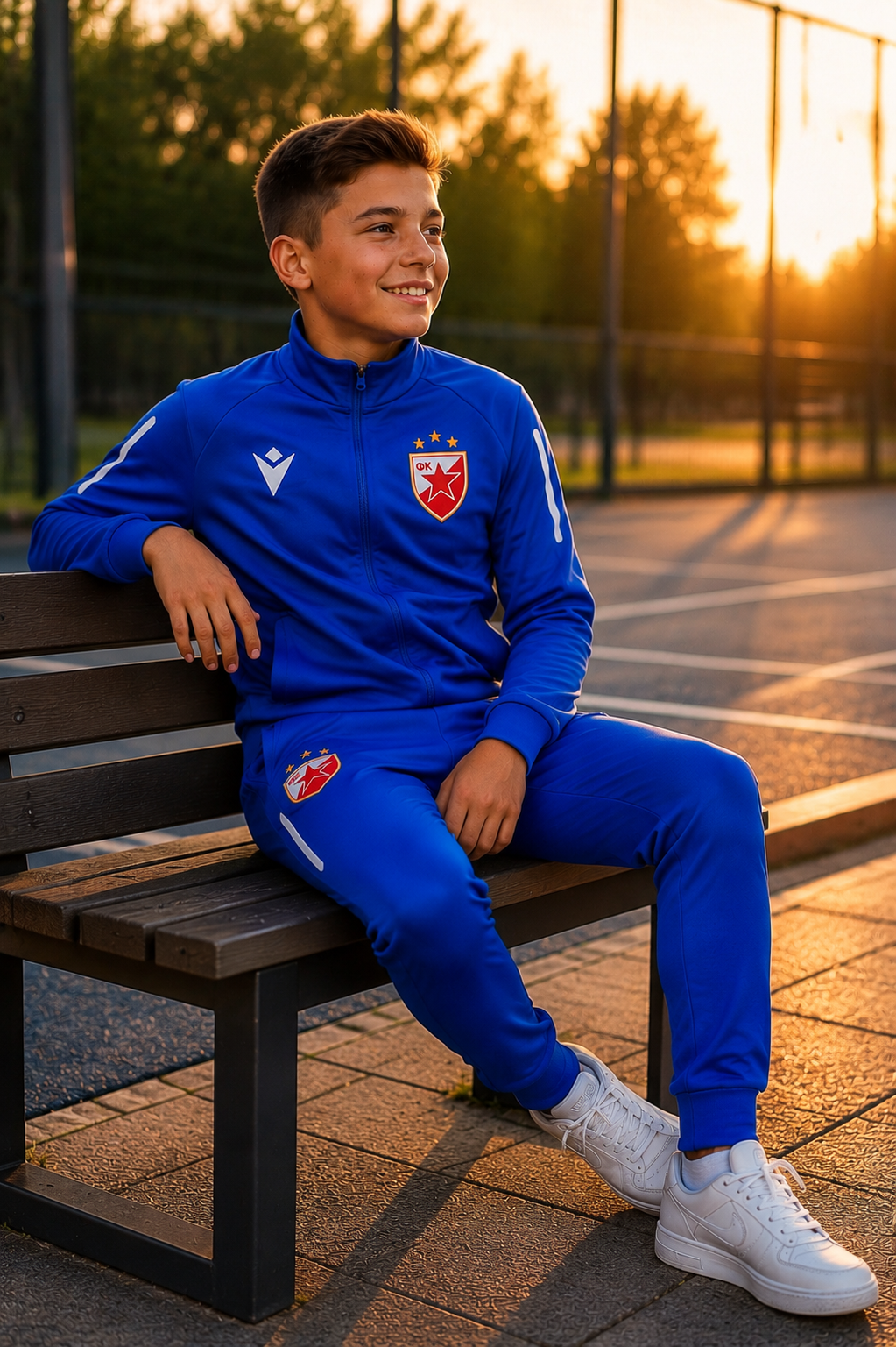 DEČIJA TRENERKA CRVENA ZVEZDA – BLUE 🔵⚽