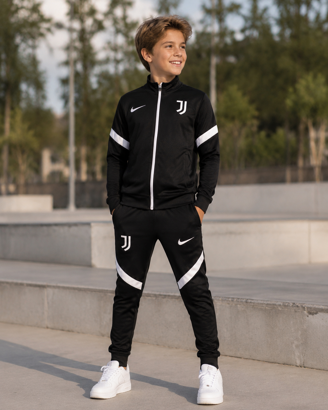 DEČIJA TRENERKA JUVENTUS – BLACK ⚫⚽