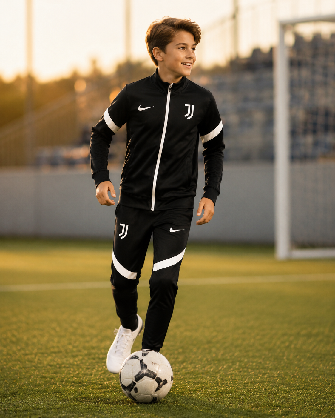 DEČIJA TRENERKA JUVENTUS – BLACK ⚫⚽