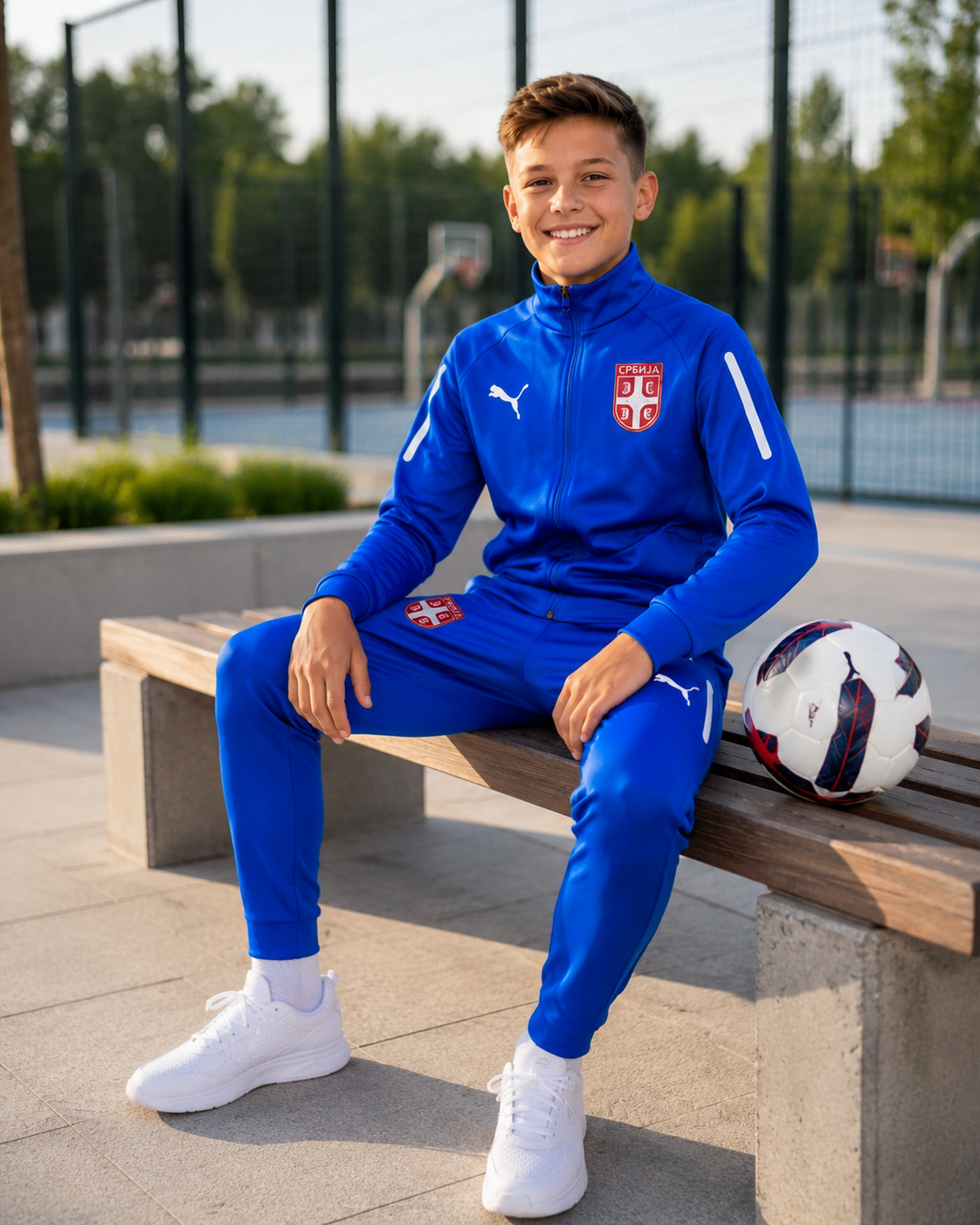 DEČIJA TRENERKA SRBIJA – BLUE 🔵⚽