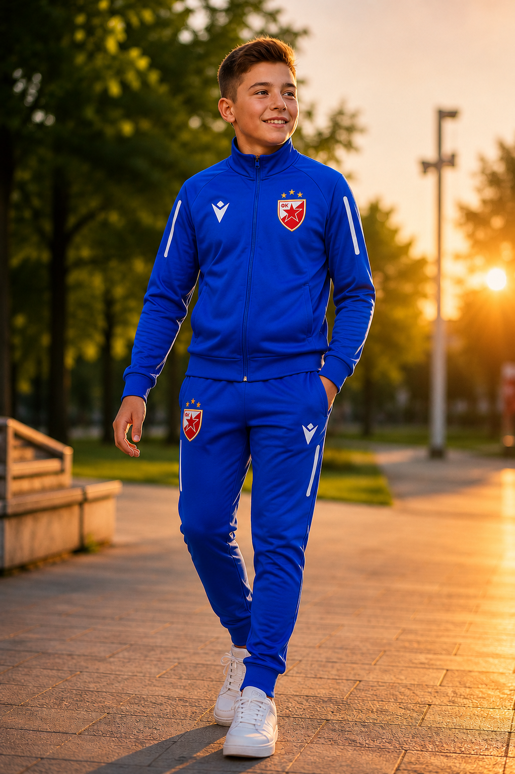 DEČIJA TRENERKA CRVENA ZVEZDA – BLUE 🔵⚽