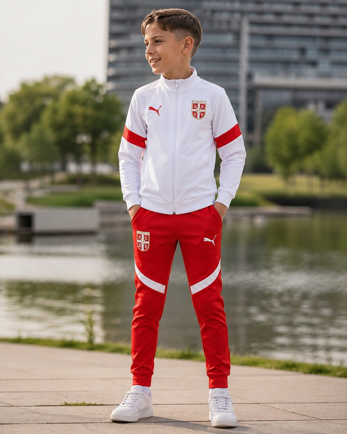 DEČIJA TRENERKA SRBIJA – RED-WHITE 🔴⚪⚽