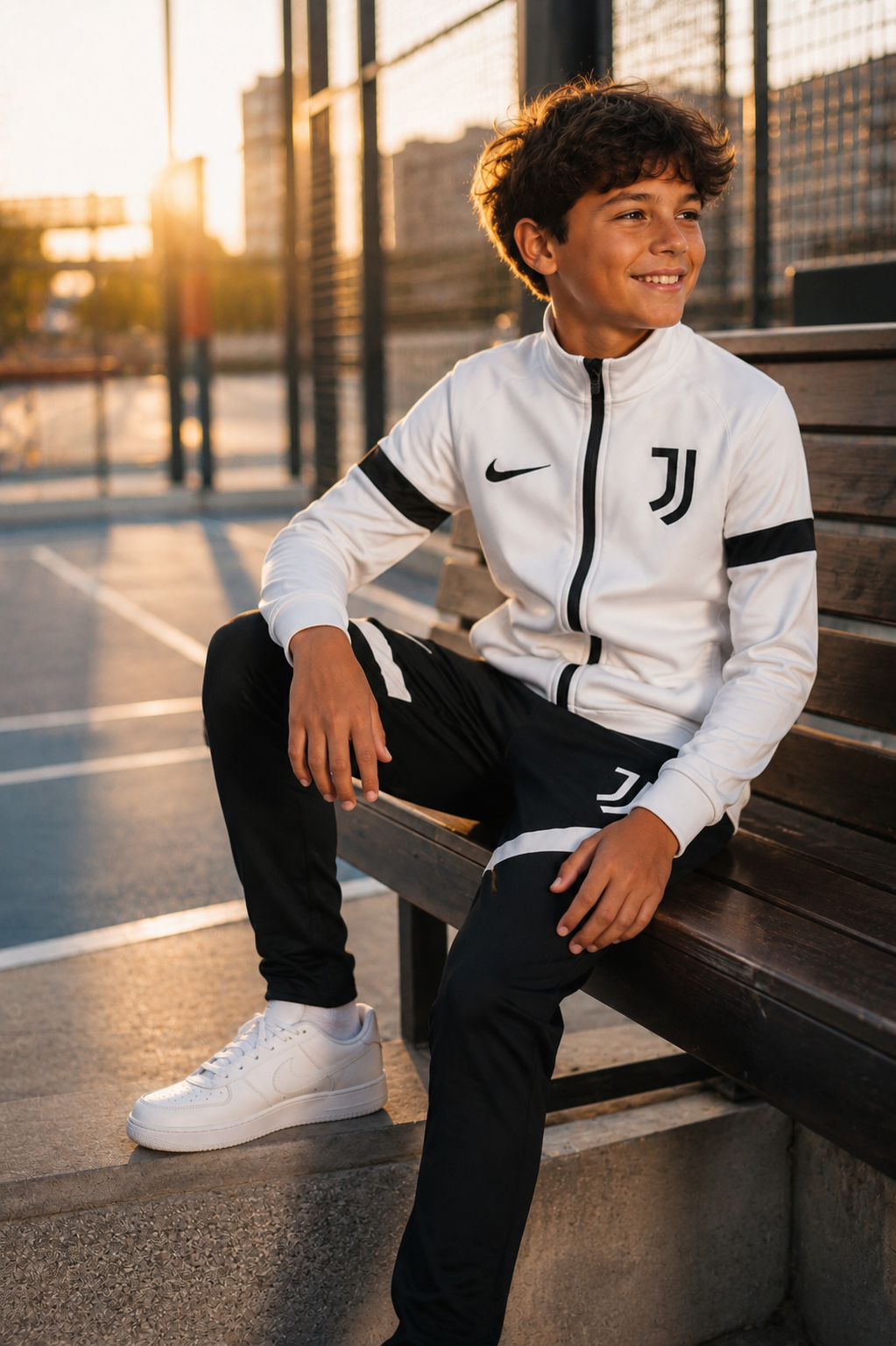 DEČIJA TRENERKA JUVENTUS – BLACK-WHITE ⚫⚪⚽