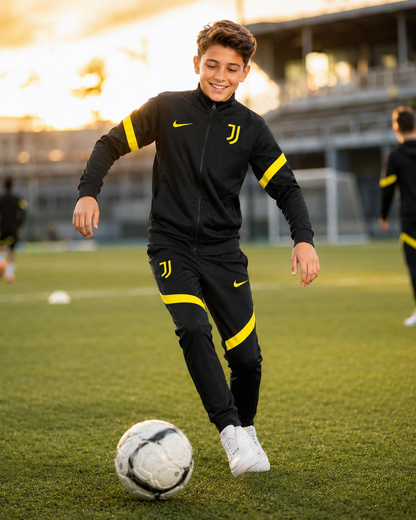 DEČIJA TRENERKA JUVENTUS – BLACK-YELLOW ⚫🟡⚽