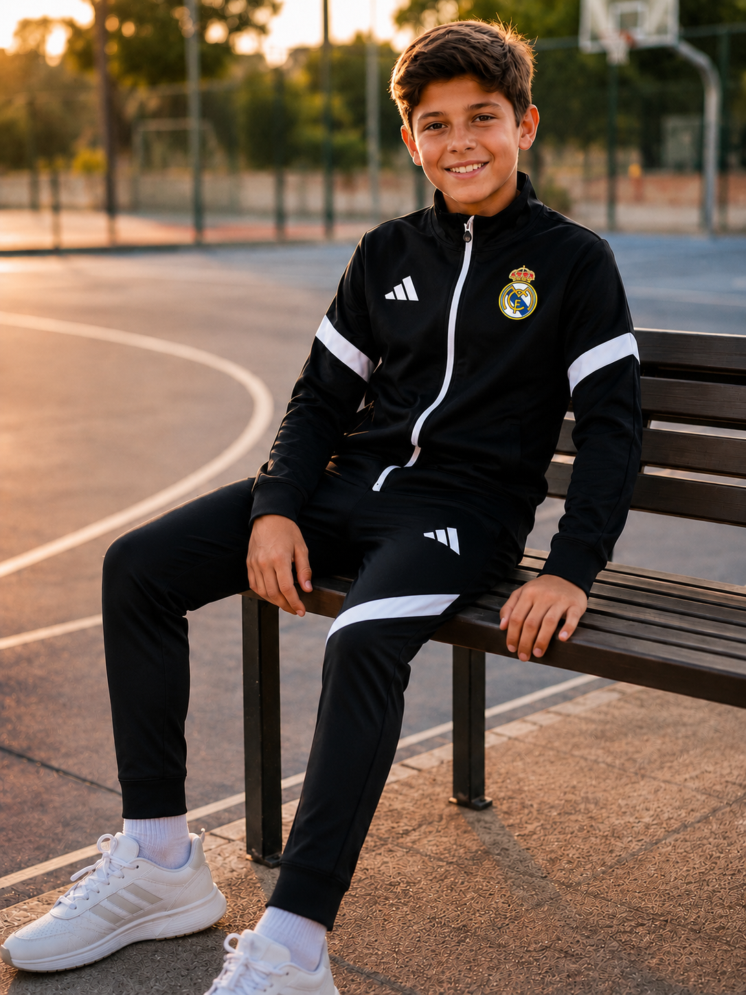 DEČIJA TRENERKA REAL MADRID – BLACK ⚫⚽