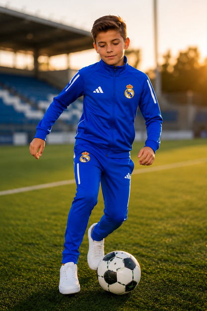 DEČIJA TRENERKA REAL MADRID – BLUE-WHITE 🔵⚽