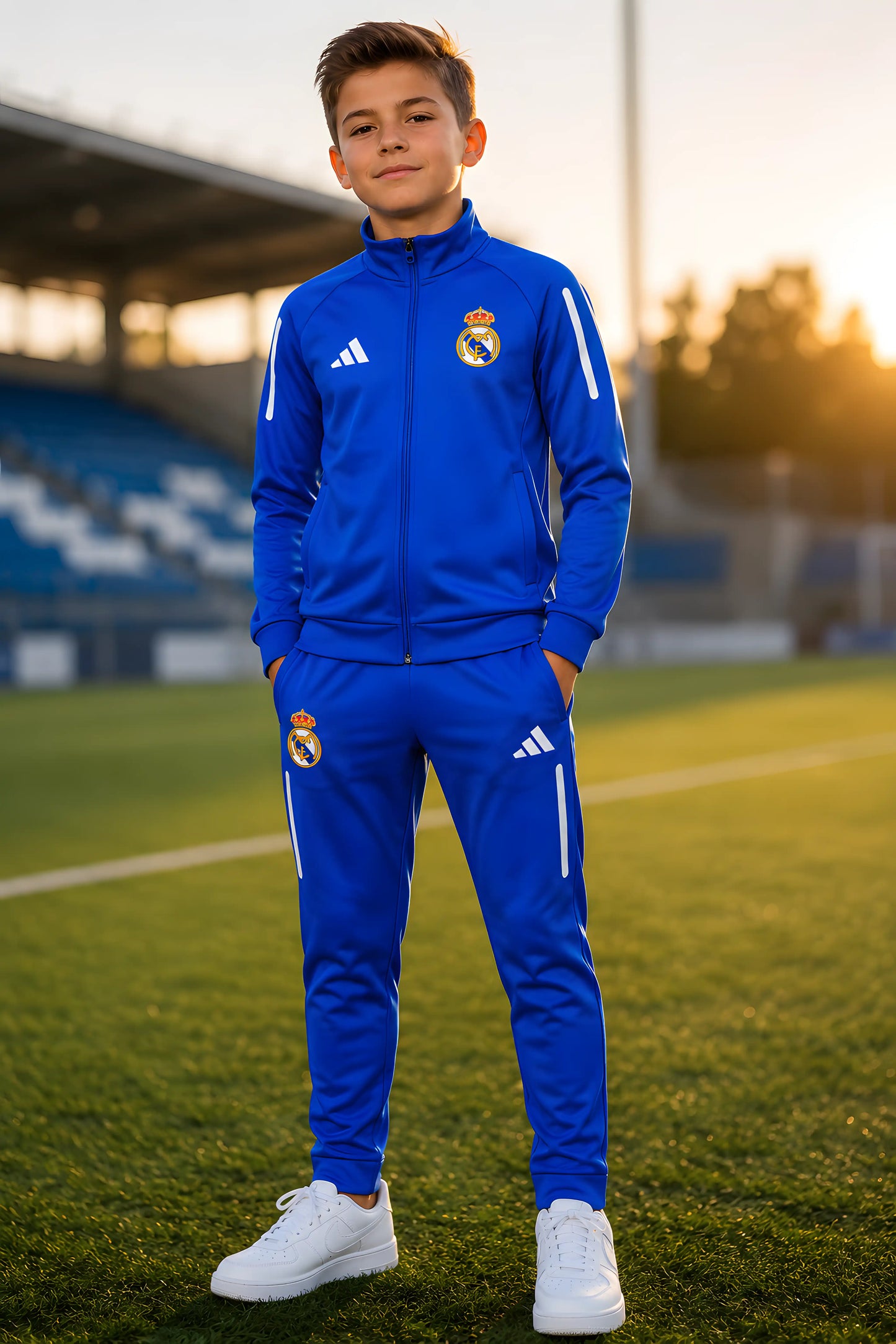 DEČIJA TRENERKA REAL MADRID – BLUE-WHITE 🔵⚽